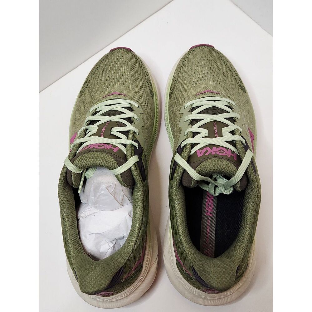HOKA Challenger ATR 7 Women’s 11B Forest Floor Beetroot Running Shoes - Picture 8 of 11